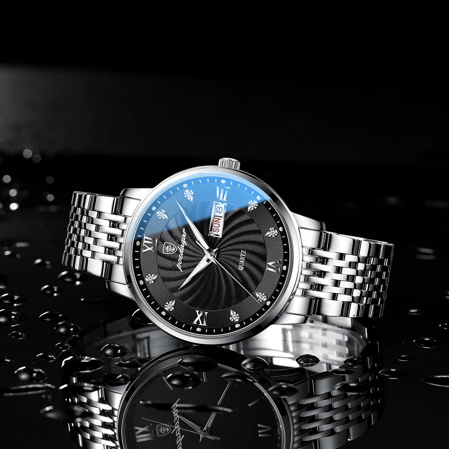 Luxury Mens Luminous Waterproof Watch